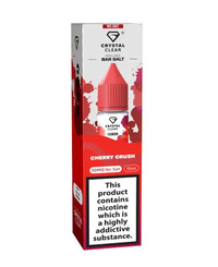 CRYSTAL CLEAR NIC SALTS Cherry Crush 10MG 10ML