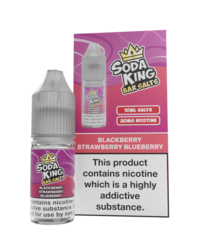 Soda King Bar Salts BLACKBERRY STRAWBERRY BLUEBERRY 10ml 10mg