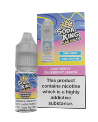 Soda King Bar Salts RASPBERRY BLUEBERRY LEMON 10ml