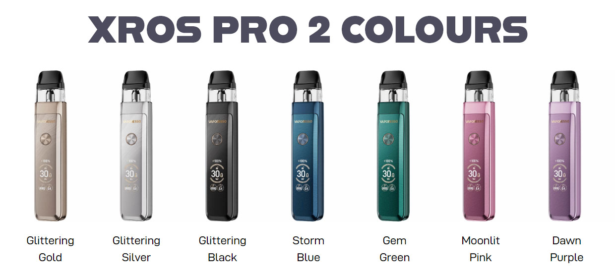 vaporesso-xros-pro-2-pod-kit-all-colours-vape-warehouse-wolverhampton